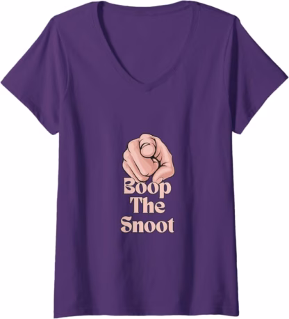 Womens Boop the Snoot V-Neck (Womens) - Image 2