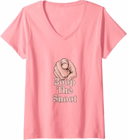 Womens Boop the Snoot V-Neck (Womens) - Image 3