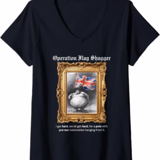 Operation Flag Shagger T-Shirt V-Neck T-Shirt (Womens)