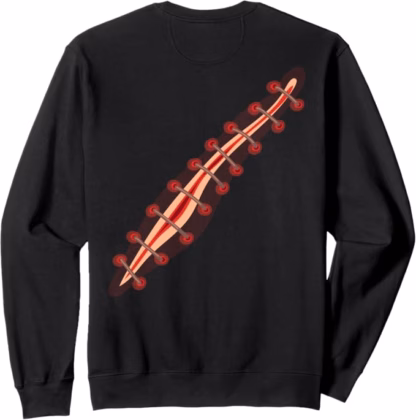 Angry Kitty Sweatshirt (Unisex, Mens and Womens) - Image 2