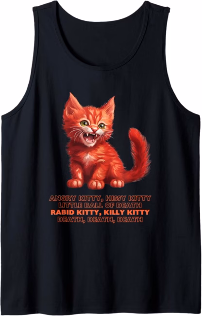Angry Kitty (Tank Top) (Unisex)