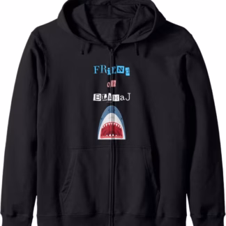 Friend Of Blåhaj Zip Hoodie (Unisex, Mens and Womens)