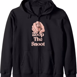 Boop the Snoot Zip Hoodie (Unisex, Mens and Womens)