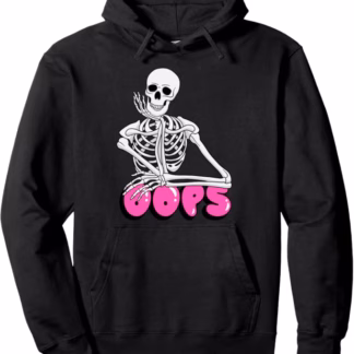 “Oops, I’m Fine” Pullover Hoodie (Unisex, Mens and Womens)